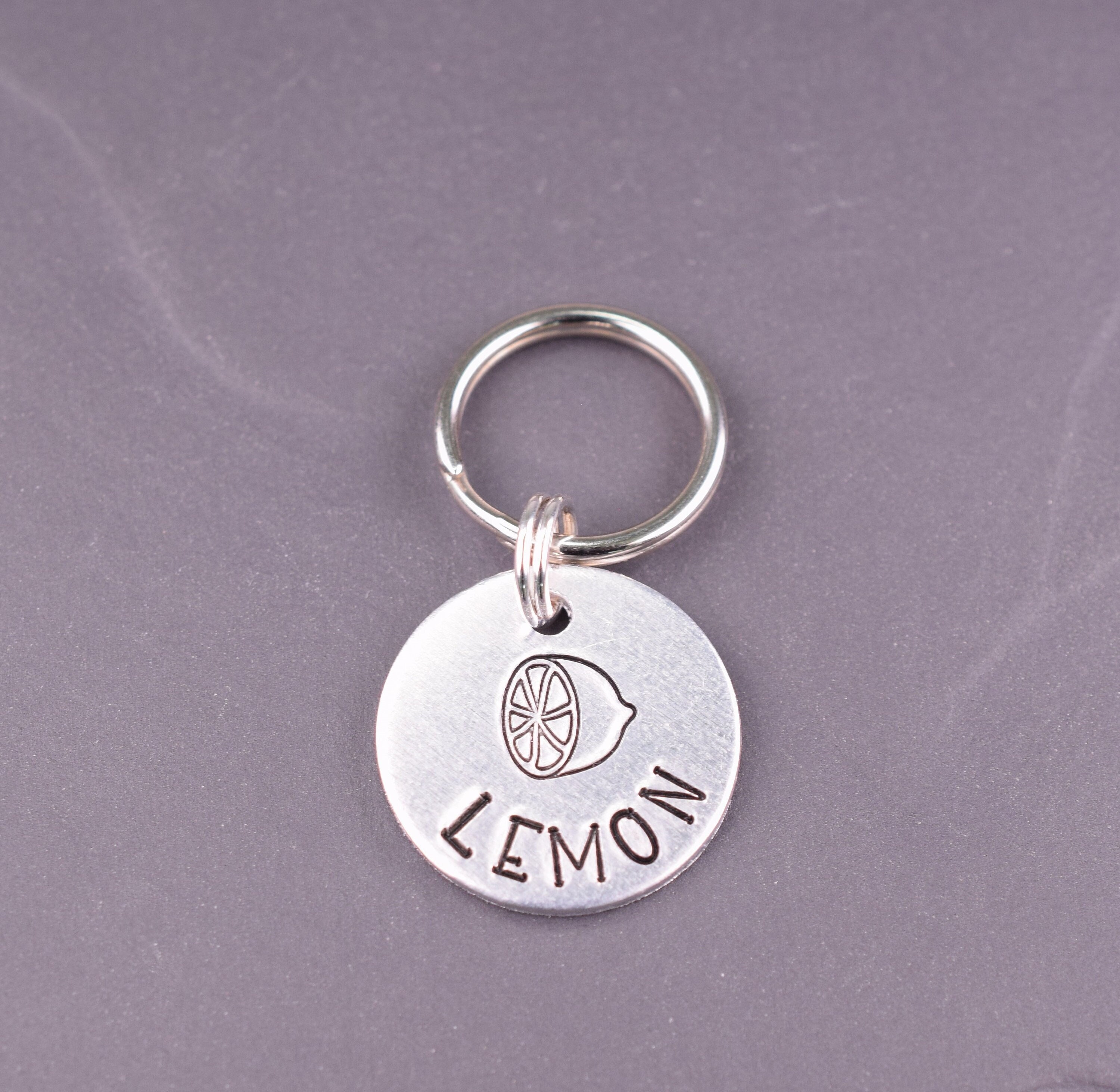 Lemon hot sale dog tag
