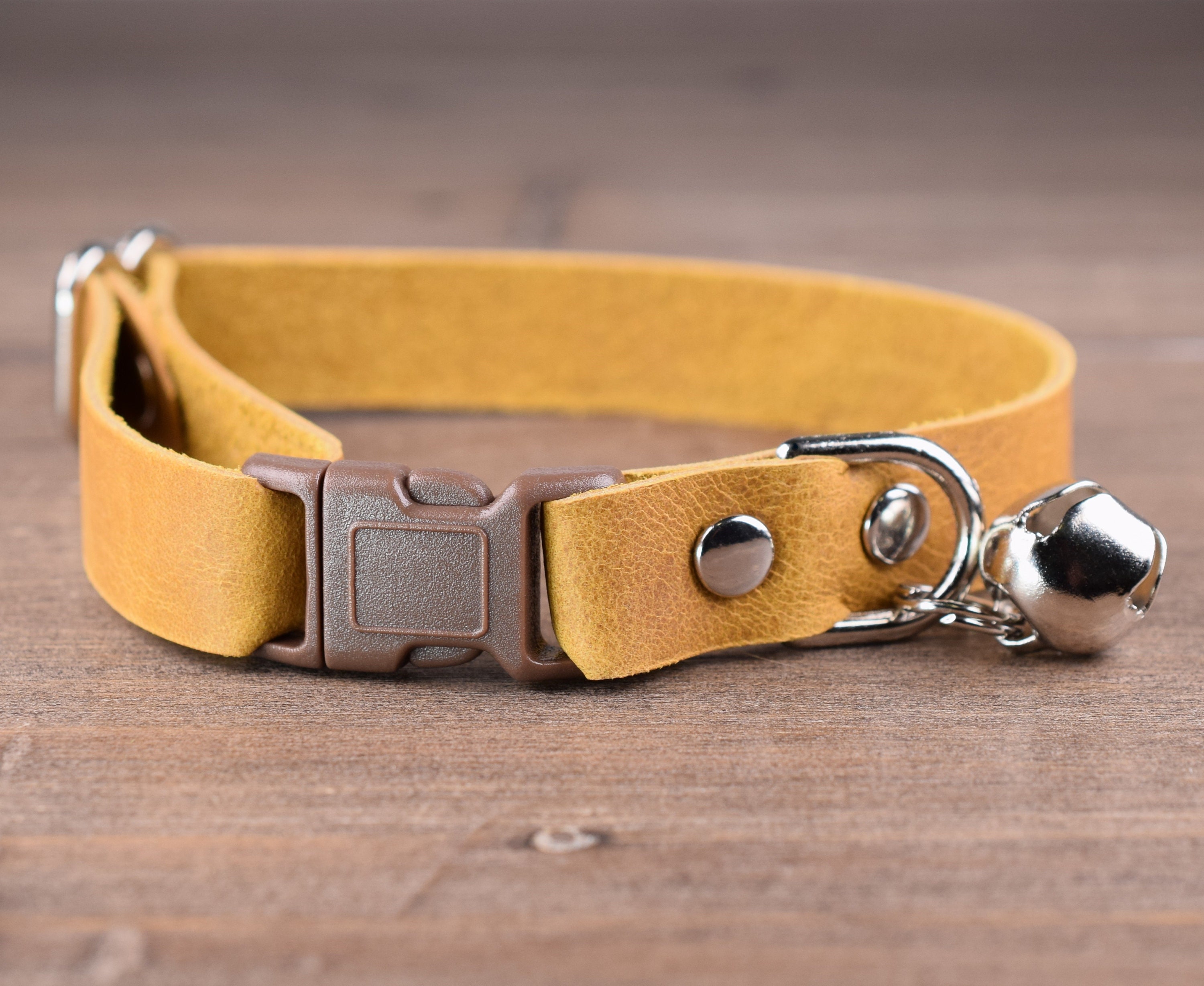 leather cat collars
