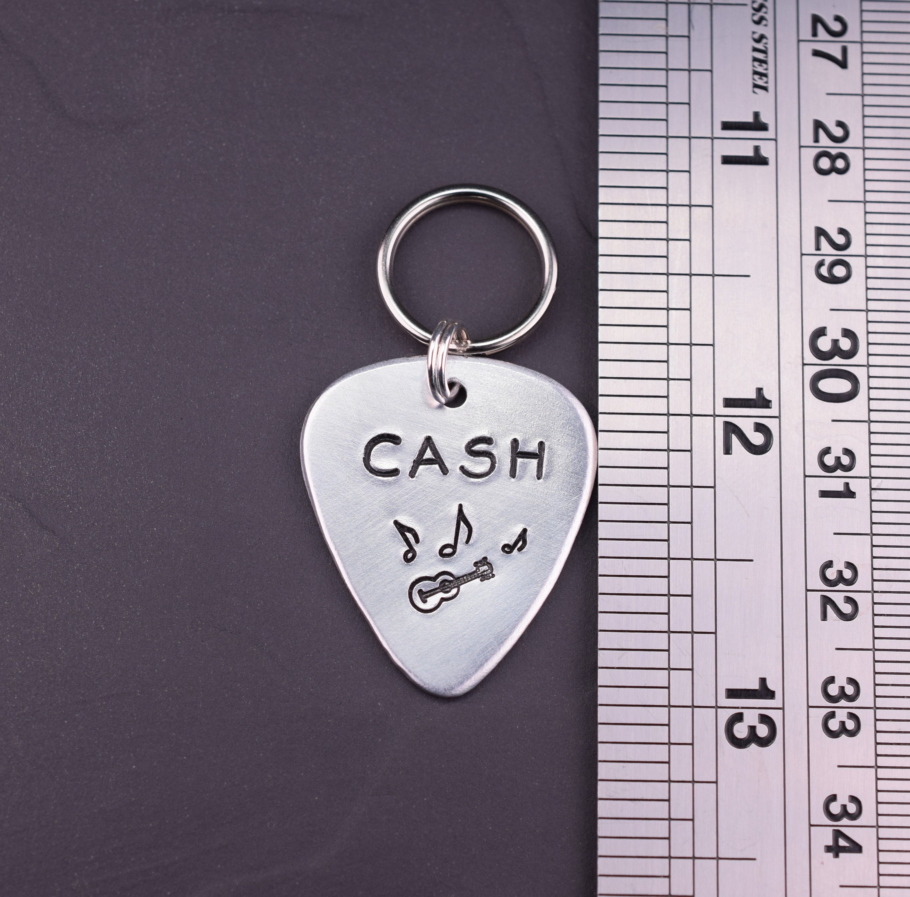 Guitar Pick Dog Tag Music Dog Tag Custom Guitar Pick Dog Etsy Canada