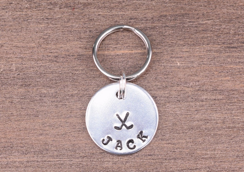 Small Custom Hockey Sticks Dog Name Tags for Dogs Canada Cat Etsy