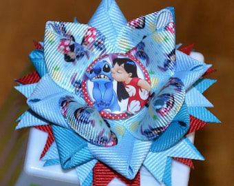 Lilo & Stitch inspired Hair Bow