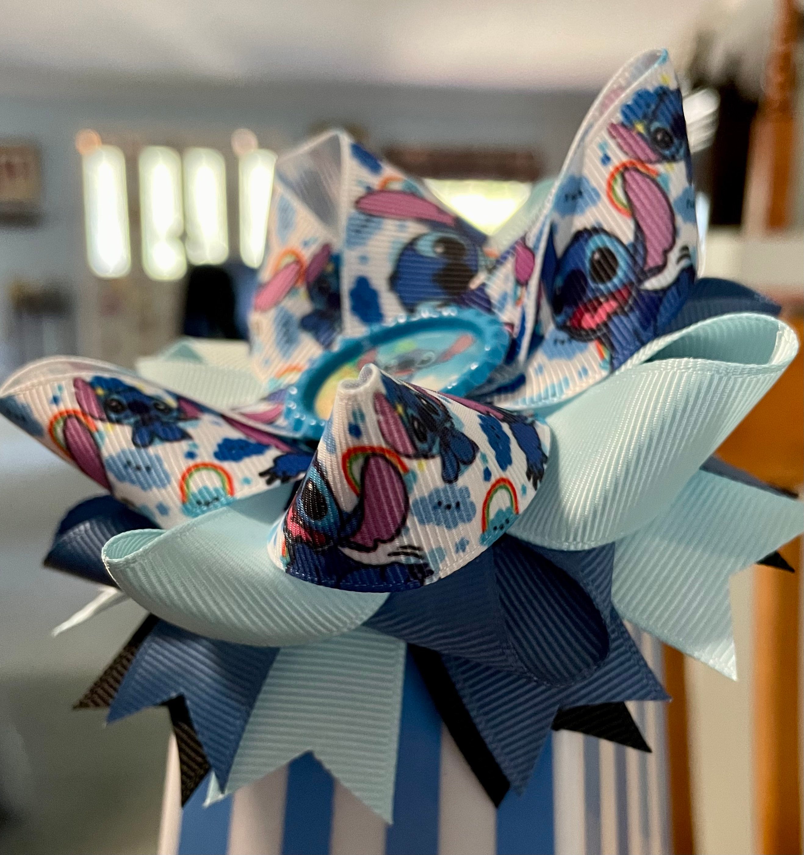 Stitch Inspired Hair Bow - Etsy