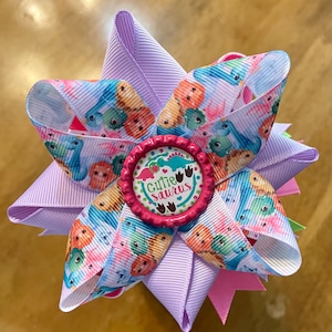 Cutie saurus Dinosaur Hair Bow