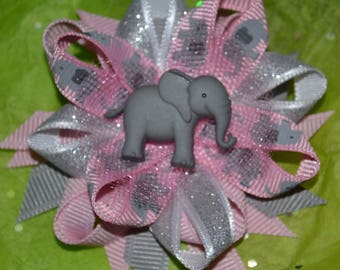 Baby elephant Hair Bow