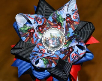 Super Hero Hair Bow
