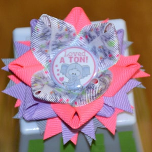 Small Elephant Hair Bow
