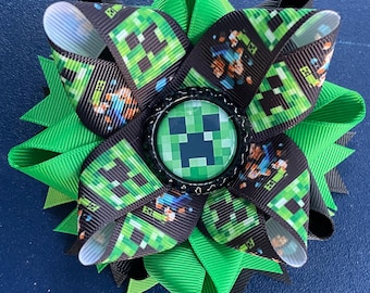 Game inspired Hair Bow