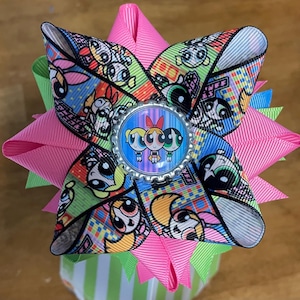 Power Girls Hair Bow