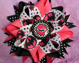 Batgirl inspired Hair Bow