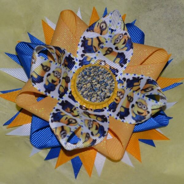 Minion Hair Bow Etsy