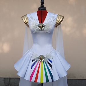 Bespoke corset based Cosmos scout cosplay costume