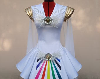 Bespoke corset based Cosmos scout cosplay costume