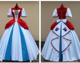 Bespoke corset based Seeker Princess cosplay dress