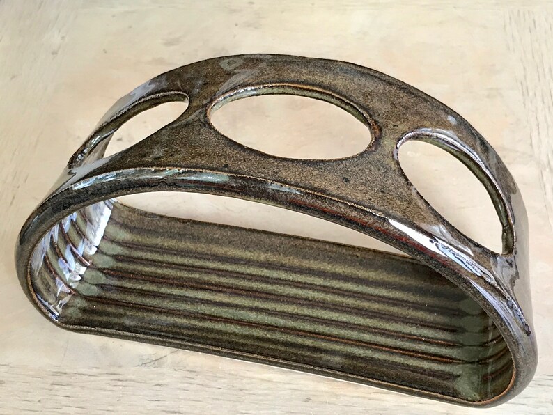 ELECTRIC Toothbrush/toothpaste Holder in Waterfall Brown Etsy