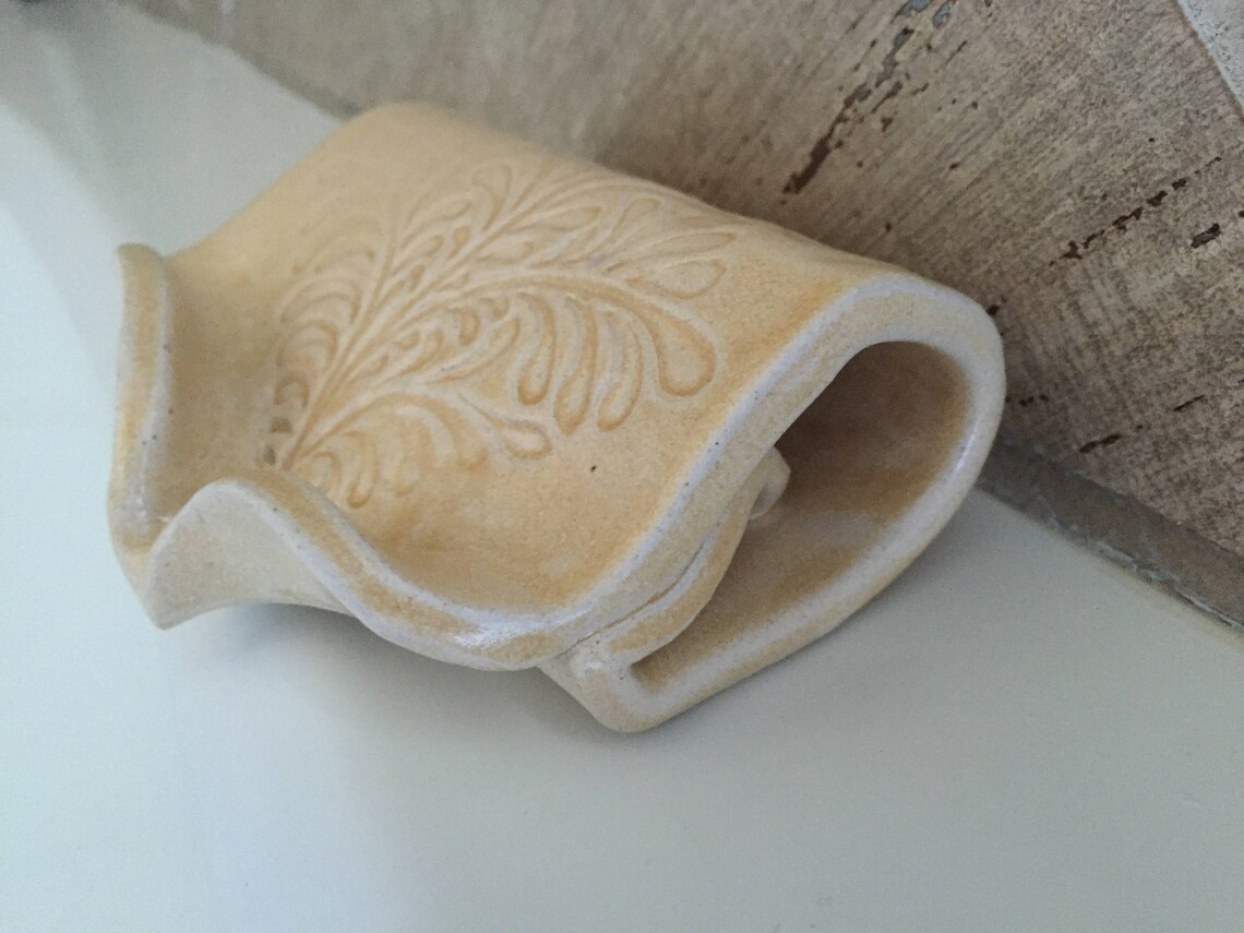 Self Draining Soap Dish Draining Dish Soap Dish Ceramic Etsy Canada