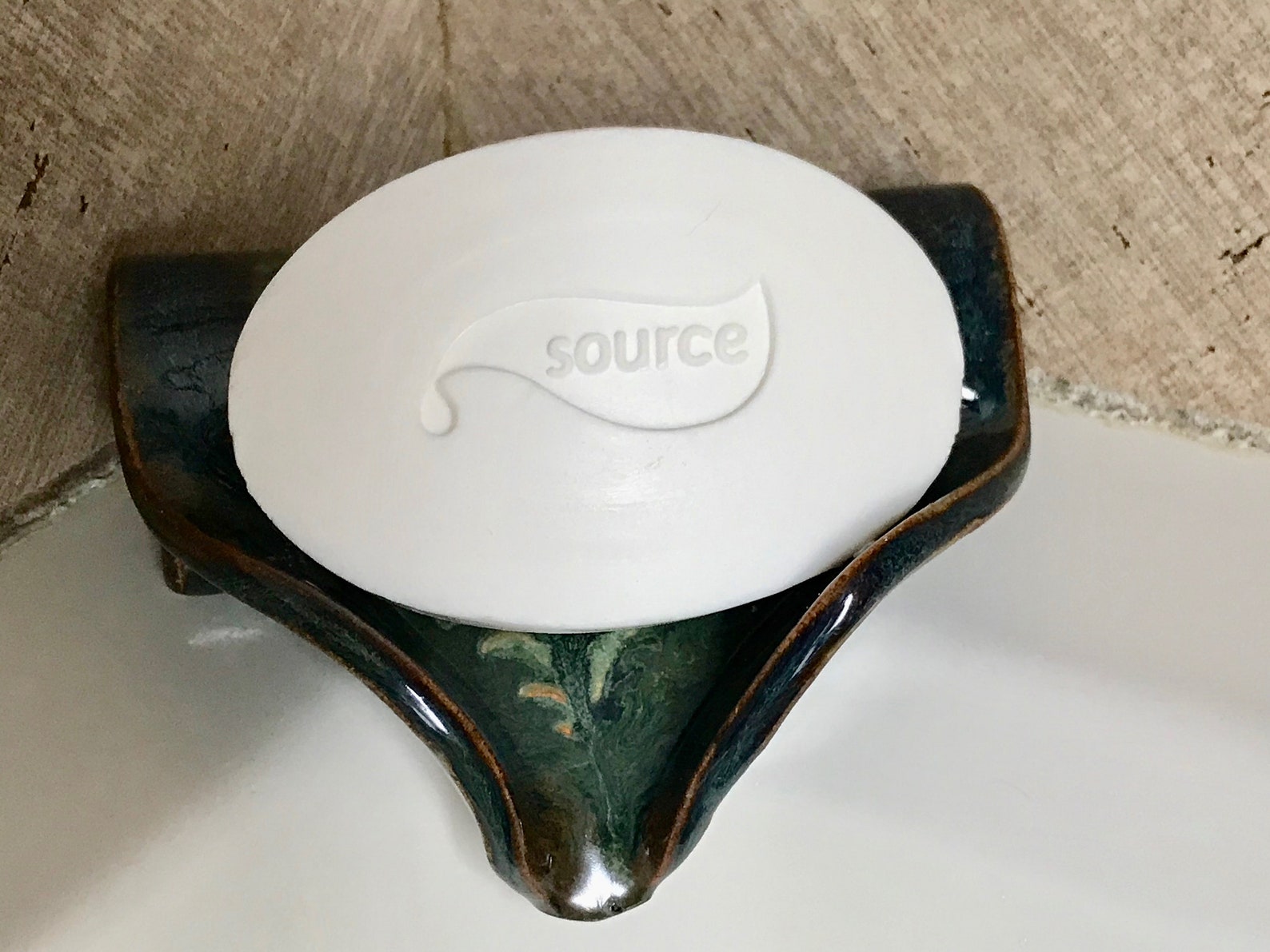 Self Draining Soap Dish Amazon Green Etsy