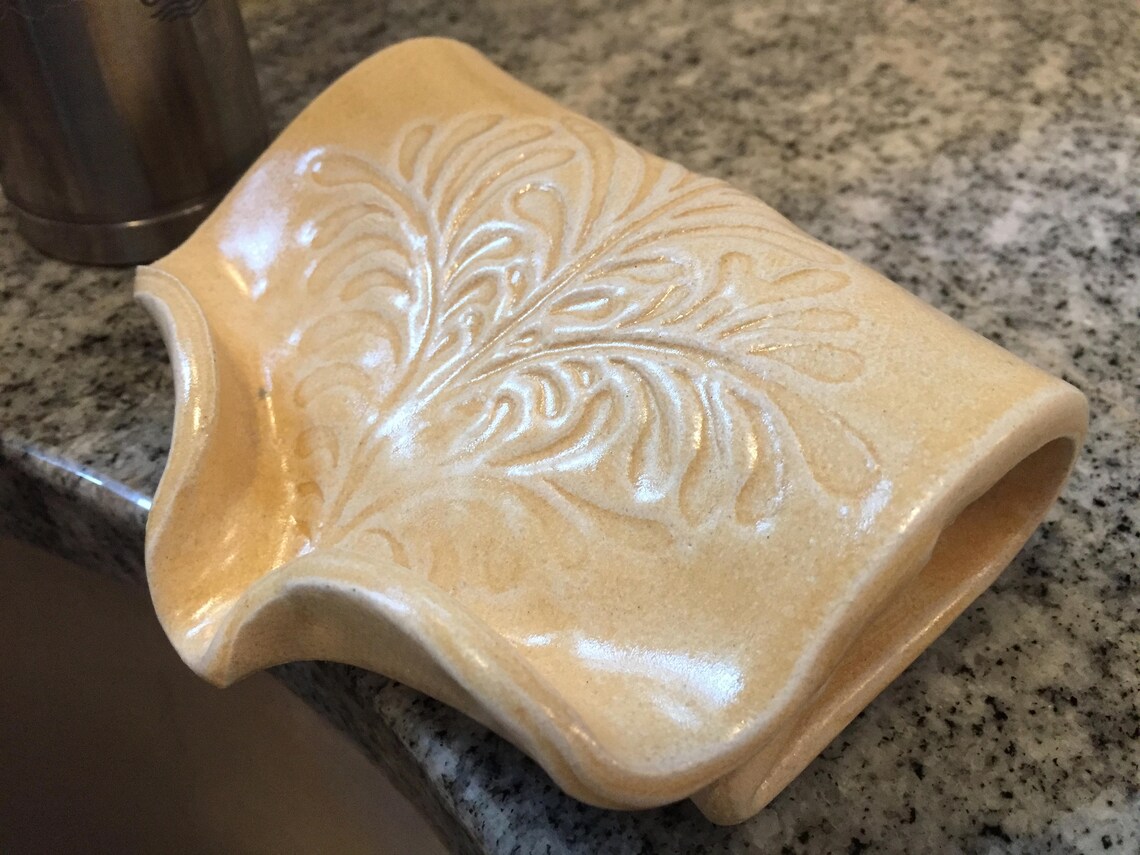 Self Draining Soap Dish Draining Dish Soap Dish Ceramic Etsy Canada