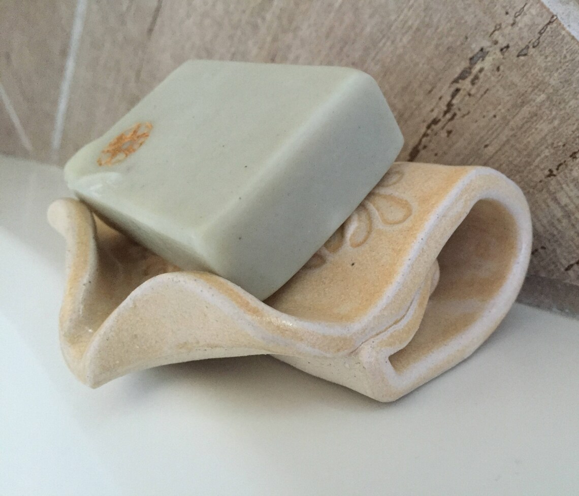 Self Draining Soap Dish Draining Dish Soap Dish Ceramic Etsy Canada