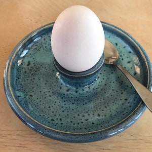 Egg Cup Soft Boiled Egg Server - Peacock Blue