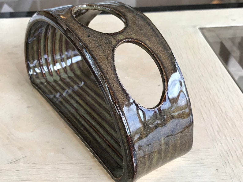 ELECTRIC Toothbrush/toothpaste Holder in Waterfall Brown Etsy