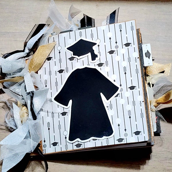 Graduation Scrapbook Premade Paperbag Photo Album Keepsake Gift
