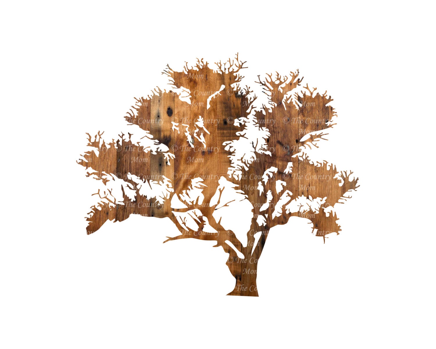 INSTANT DOWNLOAD Wooden Tree Art Print digital Artwork Wood Etsy