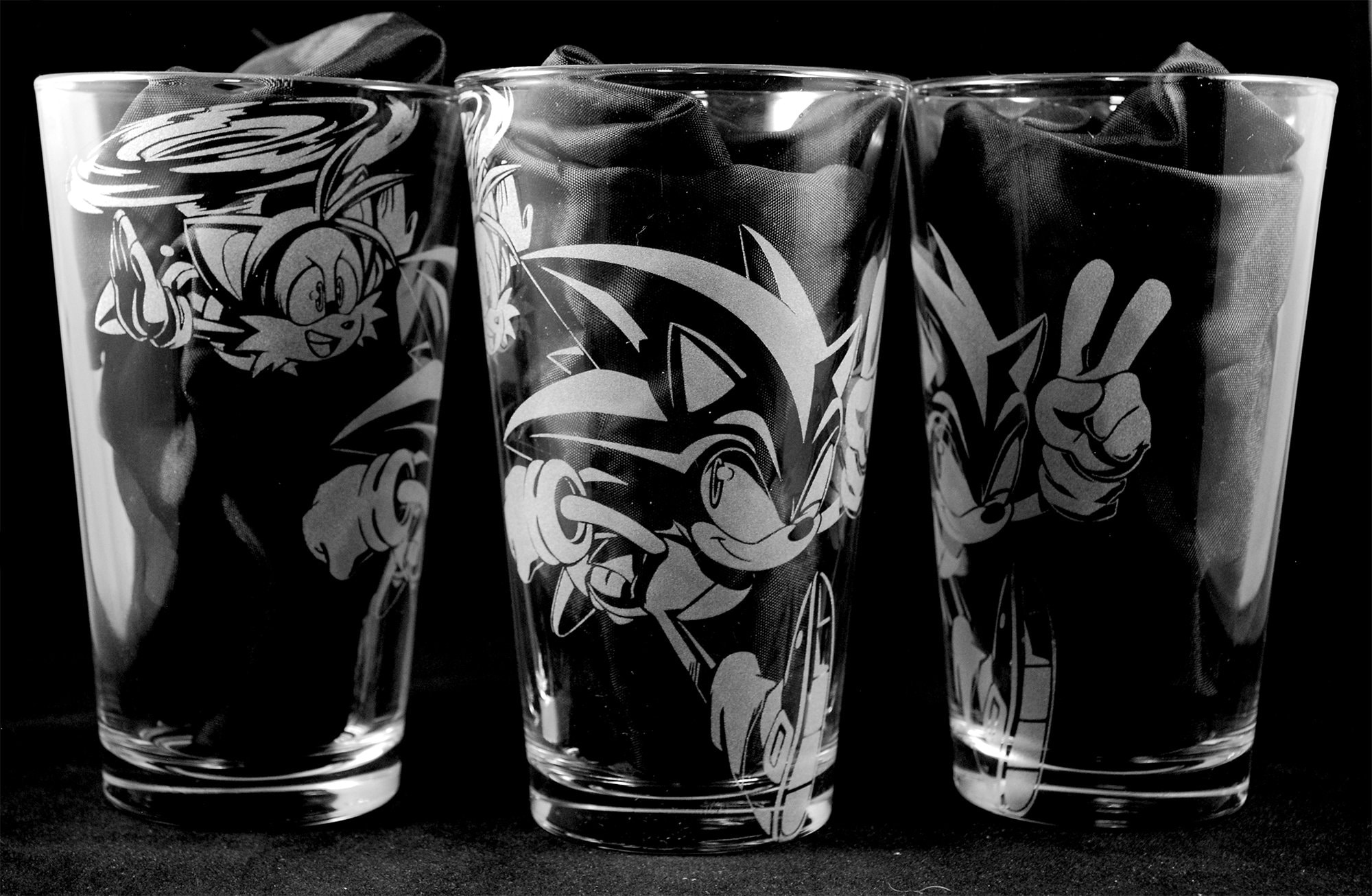 Verre à Vin Sonic The Hedgehog - 10ème Anniversaire - Japon