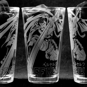 Guts Laser Engraved Pint Glass