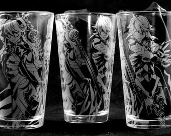 Corrin Combo Laser Engraved Pint Glass or Insulated Tumbler