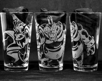 King K Rool Laser Engraved Pint Glass