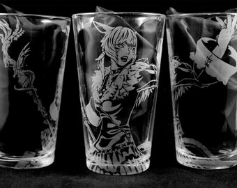 Y&#39;shtola Laser Engraved Pint Glass