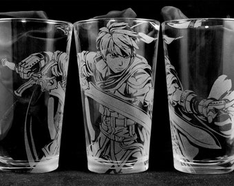 Ike Laser Engraved Pint Glass