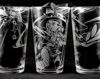 Megumin Laser Engraved Pint Glass