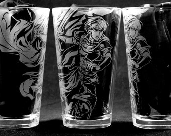 Marth Laser Engraved Pint Glass