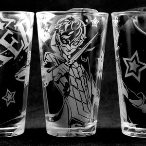 Joker Protagonist Laser Engraved Pint Glass