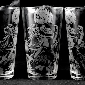2B Laser Engraved Pint Glass, Tumbler, or Flask