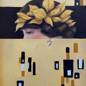 Art Nouveau 16x12&quot; Original Oil Painting