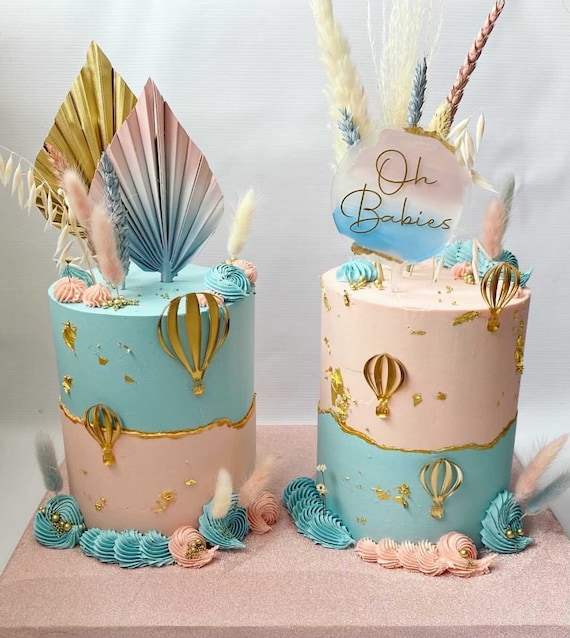 Fille ou garçon ? Le pinata cake qui révèle le sexe du bébé ! Baby shower  cake : Il était une fois la pâtisserie