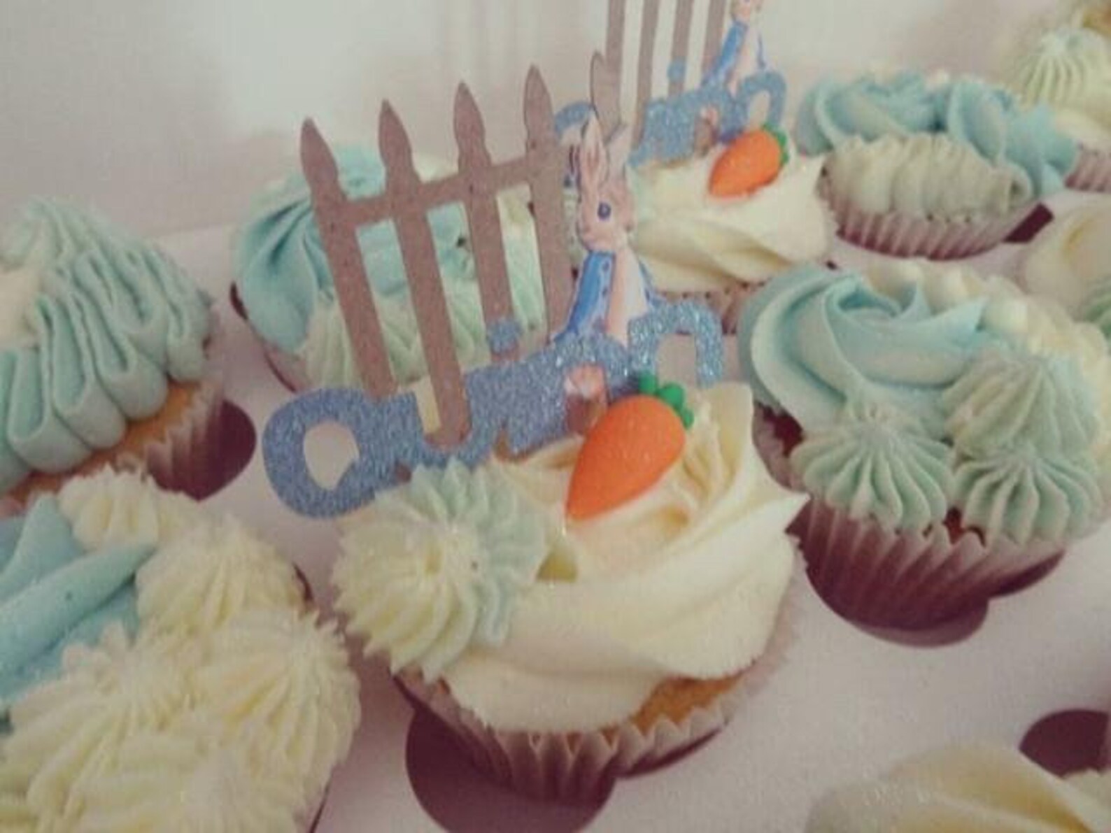Peter Rabbit Gate Cupcake Toppers Peter Rabbit Theme Baby | Etsy UK