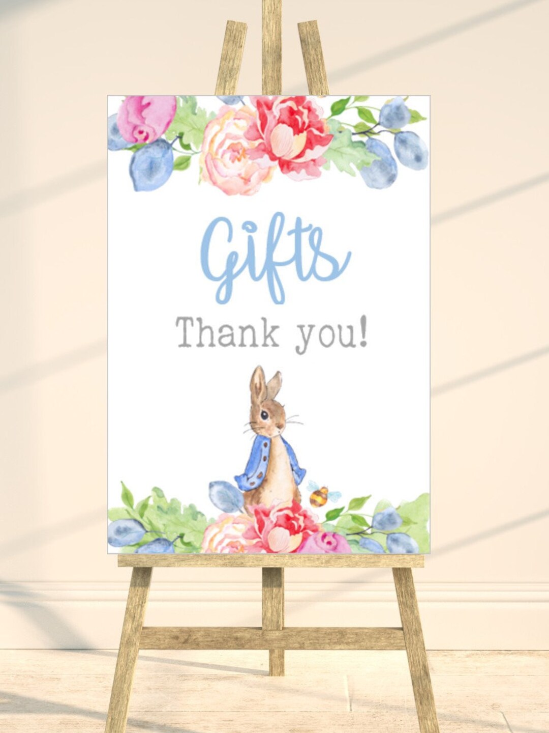 Sign Post Peter Rabbit Peter Rabbit Gift Sign Event Sign Baby Shower Birthday Christening - Etsy