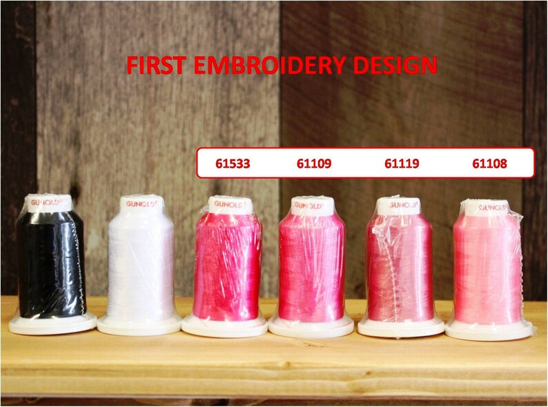 Embroidery thread. High quality sewing thread by Gunold. Etsy