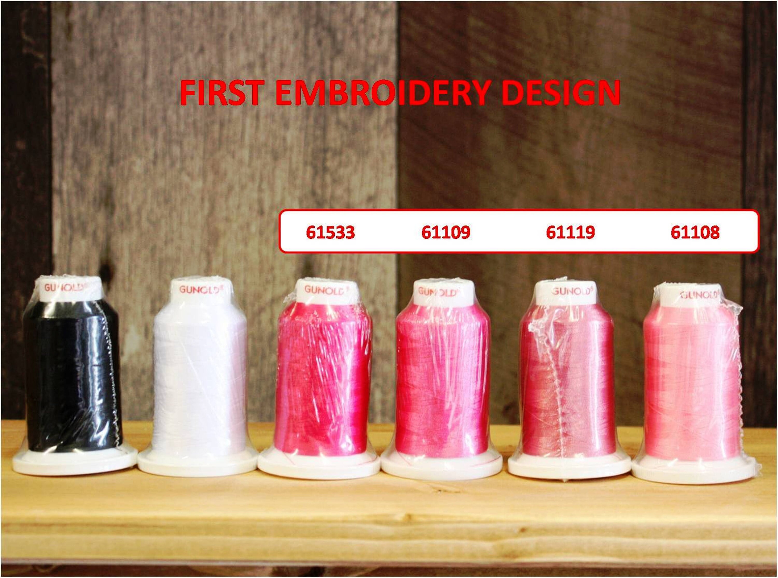 Embroidery thread. High quality sewing thread by Gunold. Etsy