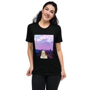 Lo-fi Girl T-Shirt Overlooking the City