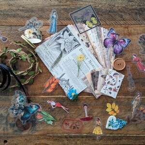 Junk Journal Mystery Pack, Scrapbook Ephemera