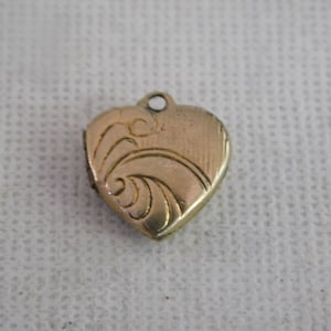 Small 12k Gold Filled Heart Locket Pendant