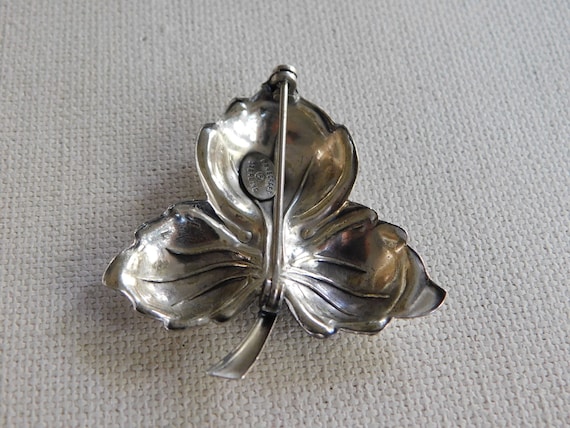Danecraft Sterling Silver Rounded Leaf Figuarl Le… - image 4