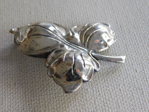 Danecraft Sterling Silver Rounded Leaf Figuarl Le… - image 3