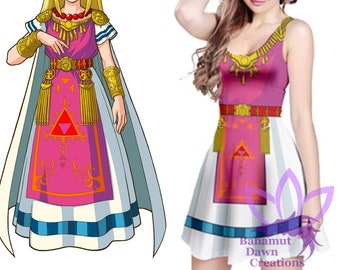 Zelda A link to the past tank dress no sleeves legend of zelda