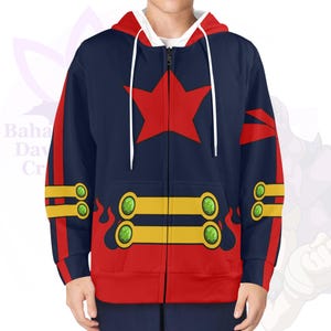 Simon Hoodie Older Gurren Lagann Hoodie UNISEX Simon cosplay