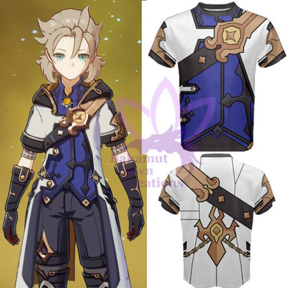 albedo genshin shirt